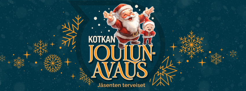 Kotkan Kauppatien jäsenet ovat mukana Joulunavauksessa! Tervetuloa ostoksille, herkuttelemaan ja nauttimaan tunnelmasta!
Tutustu paikallisten yritysten ja toimijoiden ohjelmiin ja tarjouksiin.