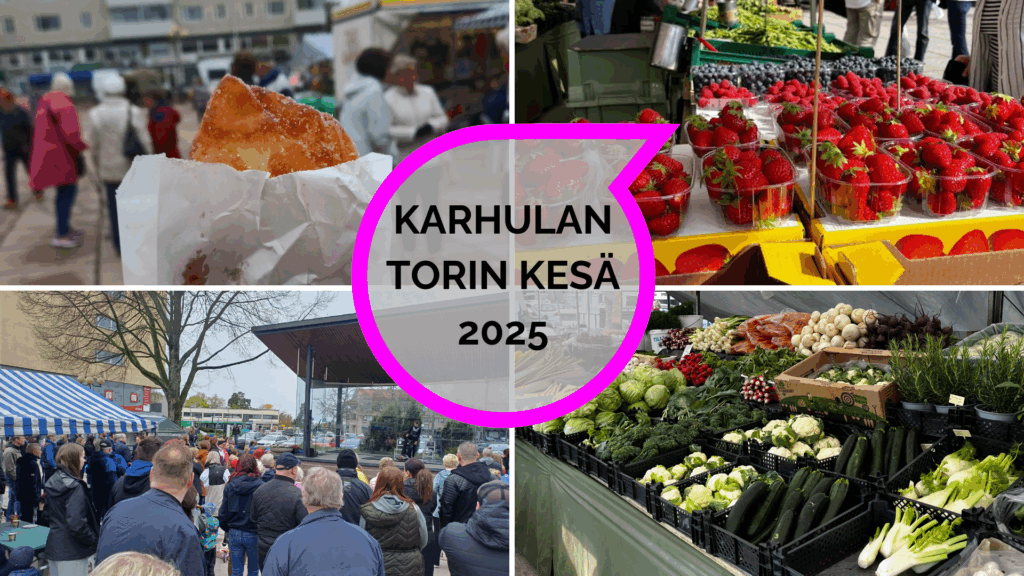 Tässä kooste Karhulan torin kesän 2025 tapahtumista.