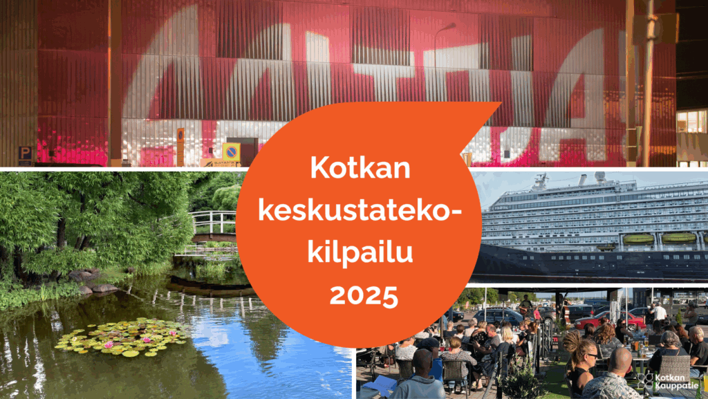 KeskustaTEKOkilpailulla etsitään toteutuneita Kotkan kaupunkikeskustoihin (Kotkansaari ja Karhula) positiivisesti vaikuttaneita asioita.