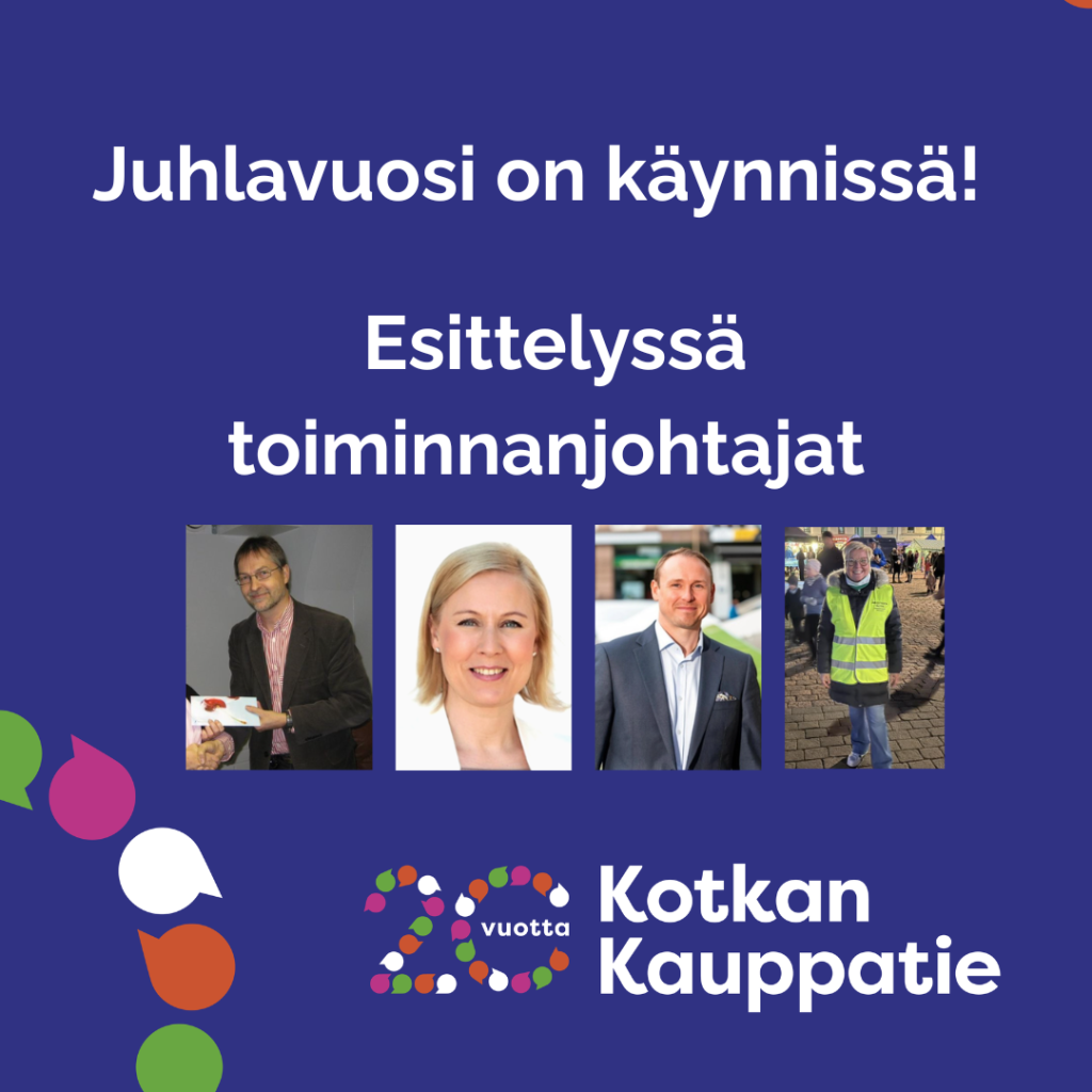 20 toimintavuoden aikana yhdistyksessä on ollut neljä toiminnanjohtajaa; Reijo Saksa, Tiina Paavola, Samuli Kansa ja Niina Härkönen.