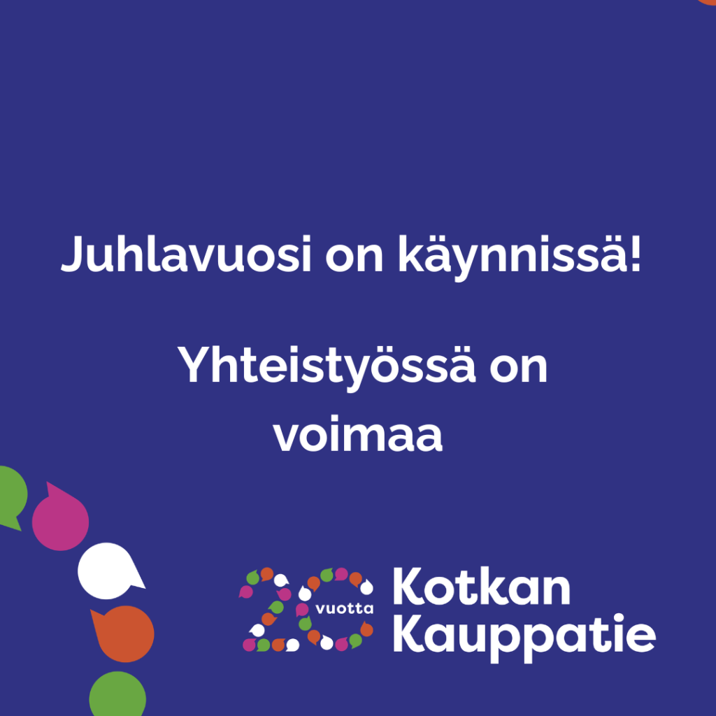 Yhdistyksen 20 vuoden matkalle on mahtunut lukematon määrä yhteistyökumppaneita, jotka ovat mahdollistaneet onnistuneet tapahtumat Kotkassa.